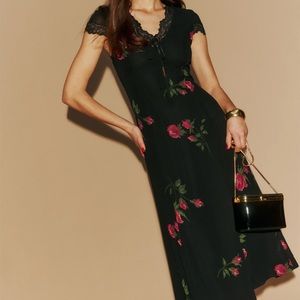 Reformation Tiffie dress in Le Marais